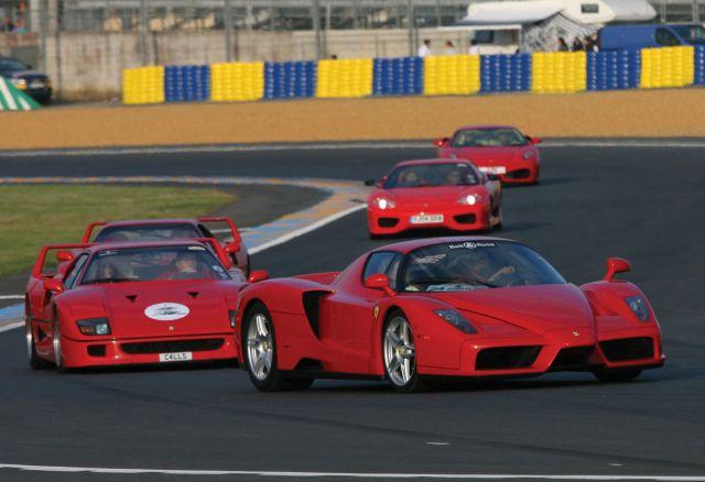 Ferrari has 60 Cars Participate in Le Mans Heritage Parade