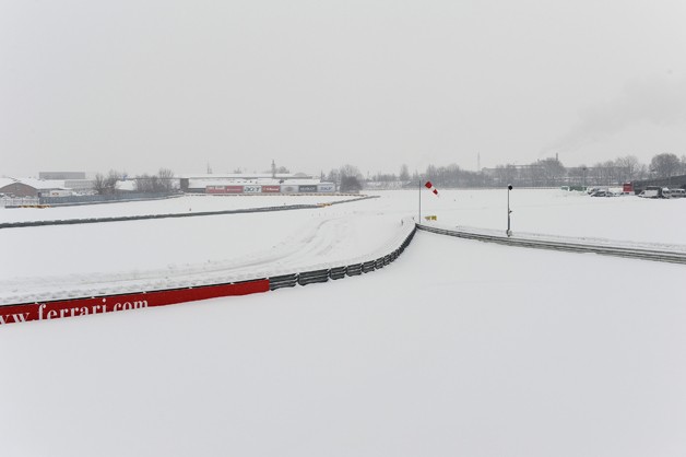 snow at Fiorano