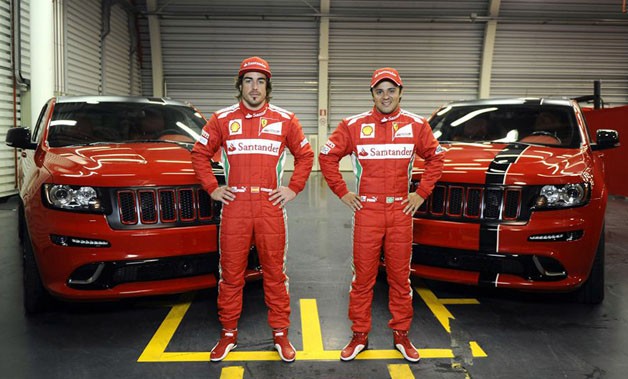 Jeep Grand Cherokee SRT8 delivered to Scuderia Ferrari