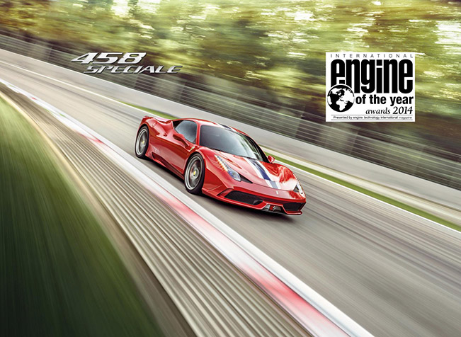 Ferrari 458 Speciale 2014 Engine of The Year