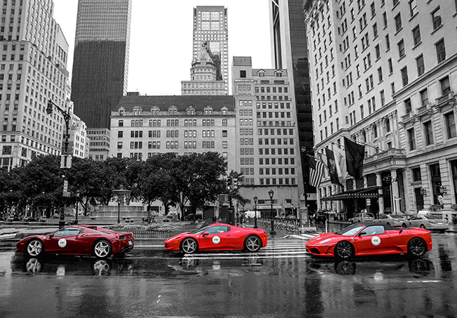 Ferrari rally in New York