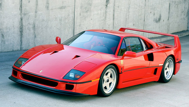 Ferrari F40 Front Angle