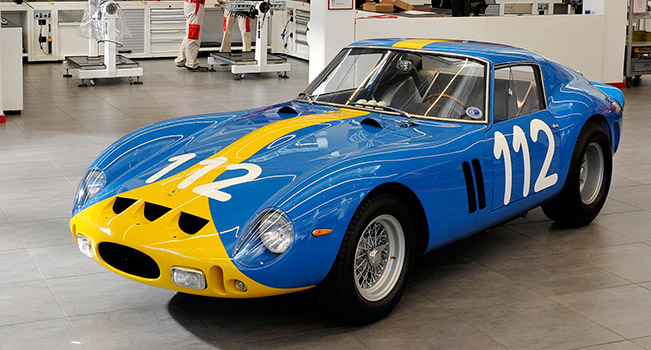 1962 Ferrari 250 GTO Blue Front Angle