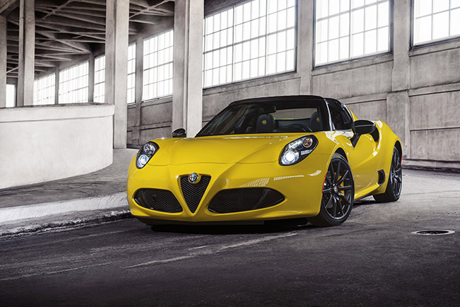 2015 Alfa Romeo 4C Spider Front Angle