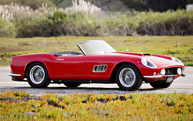 1959 Ferrari 250 GT LWB California Spider Front Angle