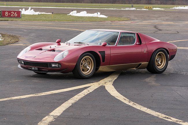 1971 Lamborghini Miura SV Jota Front Angle