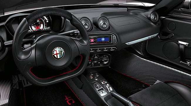 2016 Alfa Romeo 4C Spider Interior