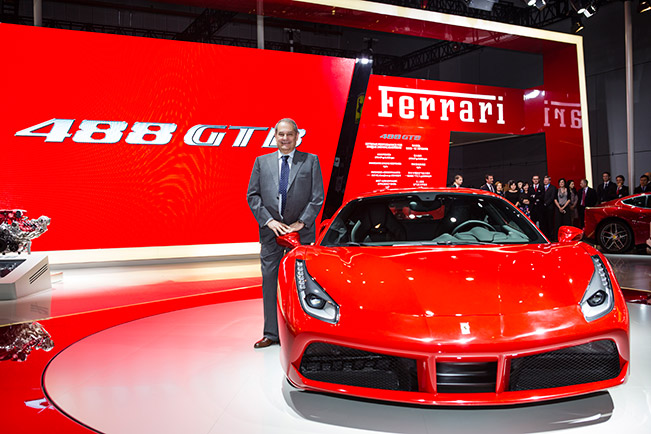 Ferrari 488GTB, a new benchmark for the sports car sector makes its Asia Pacific debut at Shanghai International Auto Show. Forty years on from the launch of Ferrari’s iconic first-ever mid-rear-engined V8 berlinetta, the 308 GTB, the Ferrari 488 GTB opens a new chapter in the history of cars with this particular architecture. Mr. Amedeo Felisa, CEO of Ferrari, together with Mr. Enrico Galliera, Ferrari Senior Vice President for Commercial and Marketing, and Mr. Matteo Torre, Ferrari Greater China President & CEO attended the press conference and unveiled this extraordinary model under the spot light in Shanghai.