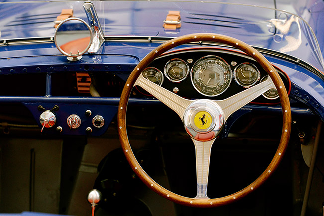 1954 Ferrari 500 Mondial Spyder Interior