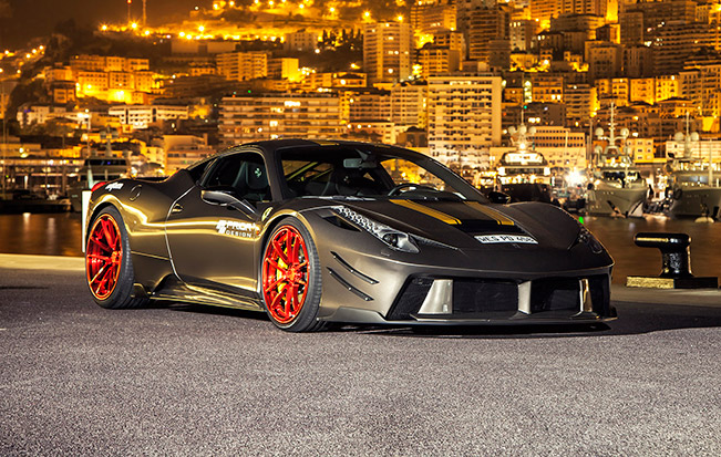 2015 Prior-Design PD458 Ferrari 458 Italia Front Angle