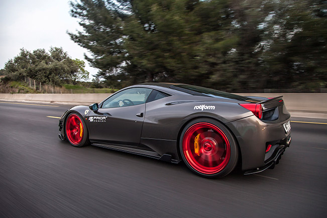 2015 Prior-Design Ferrari 458 Italia Rear Angle