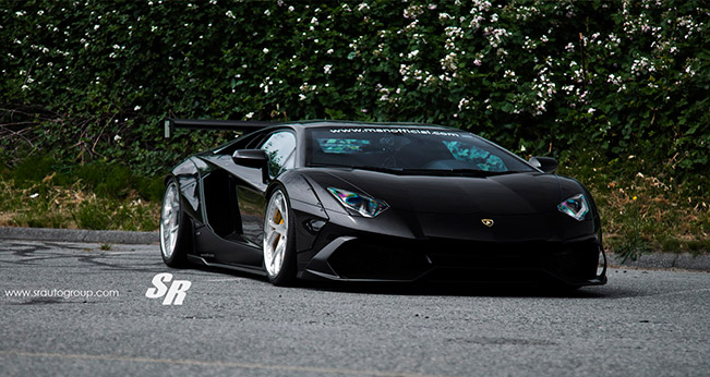 2015 SR Auto Liberty Walk Lamborghini Aventador Front Angle