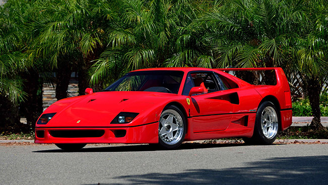 1989 Ferrari F40 Front Angle