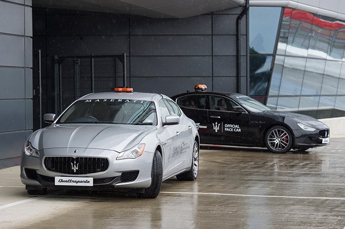Maserati Pace Cars Lead the Way at the 25th Silverstone Classic