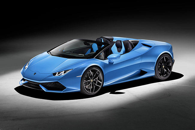 2017 Lamborghini Huracan LP610-4 Spyder Front Angle