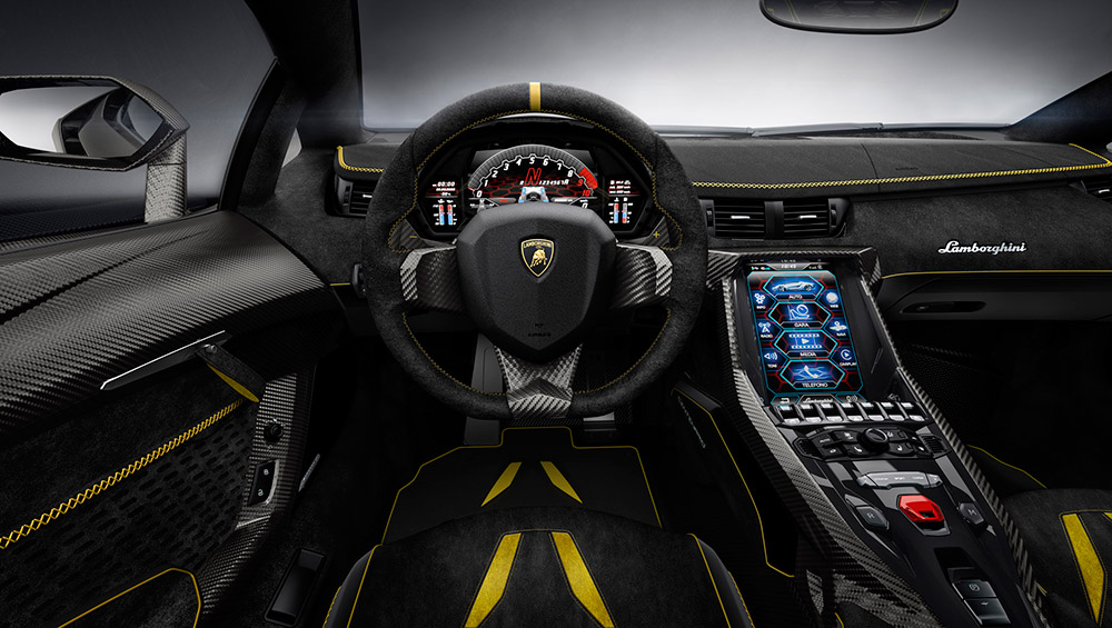 2016 Lamborghini Centenario Interior